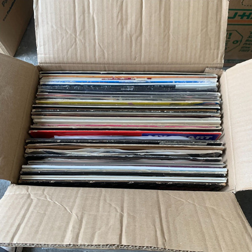 Disco vinyl records job - x,